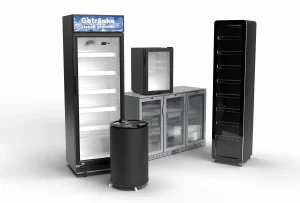 Werbekühlschrank von Gastro-Cool für Markenpräsentation am POS.